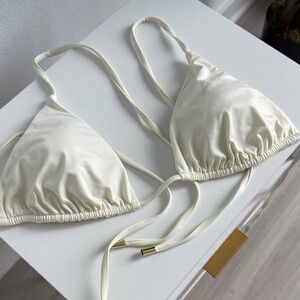 Monday Swimwear Cream Bikini Top